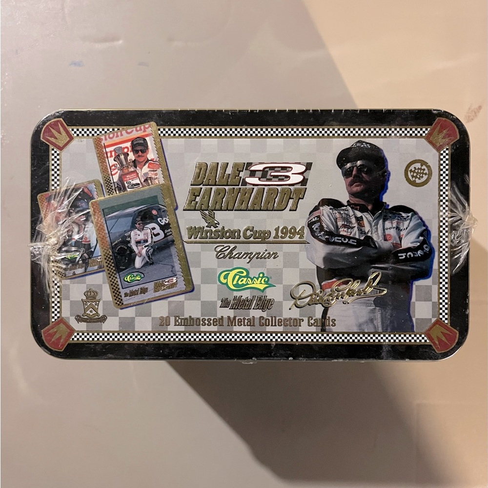 Dale Earnhardt Embossed Metal Collector’s Cards